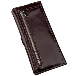 Чоловічий шкіряний гаманець SHVIGEL 19,5х9,5х1 см acs0016095 - мініатюра 2