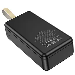 Портативний ЗП Power Bank Hoco J87B Tacker PD20W+QC3.0 30000 mAh Black - мініатюра 4