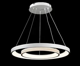 Люстра стельова LED Splendid Ray L2551/580+380/2, 2 лампи, білий, регулювання світла, сучасний стиль - мініатюра 4