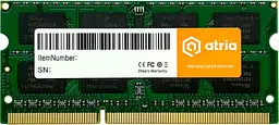 Оперативна пам'ять Atria 8GB SODIMM DDR3 1600MHz (UAT31600CL11SK1/8)
