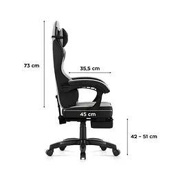 Комп'ютерне крісло Huzaro Force 3.7 Grey тканина - мініатюра 9