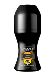 Дезодорант-антиперспірант Avon з кульковим аплікатором «Активний захист» для чоловіків - мініатюра 1