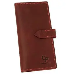 Портмоне вертикальне з хлястиком GRANDE PELLE 18х9х1.5 см acs0032208
