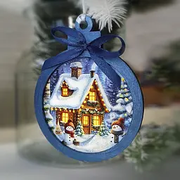 Творчий набір для створення 3-х ялинкових прикрас "Fairytale Christmas" FDCKW-051 - мініатюра 10