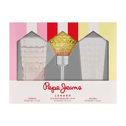 Набір косметики Pepe Jeans Cocktail Edition For Her Туалетна вода 30 мл + Лосьйон для тіла 50 мл + Гель для душу 50 мл (8436611101157)