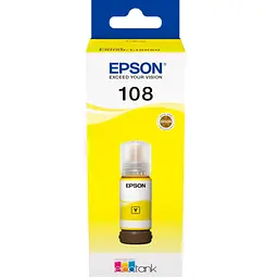 Контейнер з чорнилом Epson 108 EcoTank L8050/L18050 yellow (C13T09C44A) - мініатюра 2
