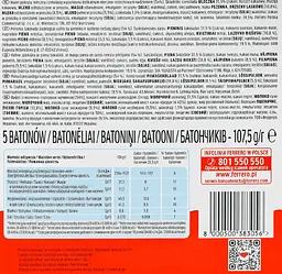 Шоколадні батончики Kinder Bueno 5 шт, 107.5 г - мініатюра 3