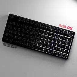 Набір кейкапів PBT Black Lines / 97 шт / OEM-профіль / Black - мініатюра 5