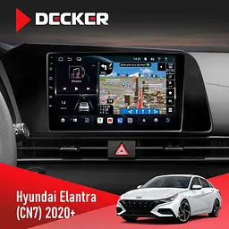 Штатна магнітола Hyundai Elantra 2021+ Decker D9-011 4x64, DSP, 4G, 360 Decker (НФ-00008778)