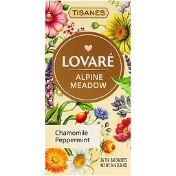 Чай Lovare Tisanes Alpine Meadow бленд трав'яного чаю з плодами та квітами 36 г (24 шт. х 1.5 г) - мініатюра 2