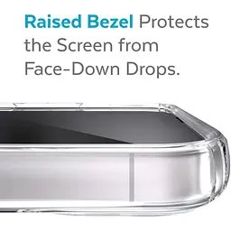 Протиударний прозорий чохол для iPhone 13 / 14 / 15 Speck Presidio Clear Case MagSafe (150553-3240) - мініатюра 4