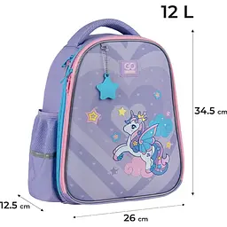 Рюкзак GoPack Education напівкаркасний 165S Cute Pony (GO25-165S-1) - мініатюра 3