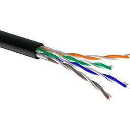 Кабель мережевий OK-Net UTP 305м cat.5e зовнішній (U/UTP-cat.5Е) (КПП-ВП (100) 4 x 2 x 0,51)