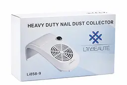 Витяжка манікюрна Lilly Beaute 858-9 з регулятором потужності для манікюрного столу з 2 пилозбірниками 65 Вт Білий - мініатюра 8