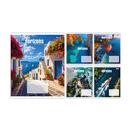 Зошит 1 вересня Vivid horizons А5 96 аркушів клітинка (768996), в асортименті