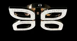 Люстра стельова LED Splendid Ray LT8005/4, 80W, золото, білий, сучасний стиль з пультом, димер - мініатюра 4