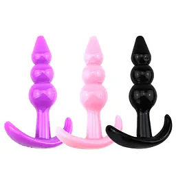 Анальна пробка Lovesecret Sensual T-Plug 06 9.3 см (чорний) - мініатюра 2