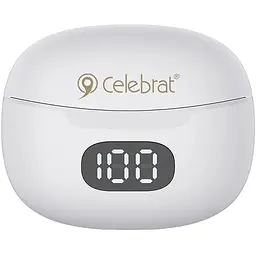 Навушники Celebrat W34 TWS Headphones White - мініатюра 2