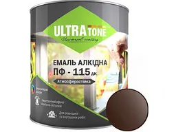 Емаль алкідна ПФ-115 ULTRA TONE шоколадний 0.9кг