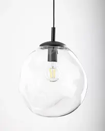 Підвісний світильник, люстра TK Lighting 10082 Sol E27 1x15W IP20 прозорий - мініатюра 3