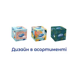 Серветки косметичні Smile 3 шари 70 листів Дизайн коробки (4823071661996) - мініатюра 4