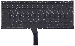Клавіатура Apple MacBook Air 2011+ A1369 (2011), A1466 (2012, 2013, 2014, 2015) Black, (No Frame), RU (горизонтальний ентер)