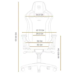 Компютерне крісло для геймера Noblechairs Epic PU leather black (NBL-PU-BLA-002) - мініатюра 6
