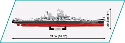 Конструктор Cobi Лінкор Міссурі BB-63 масштаб 1:300, 2665 деталей (COBI-4837) - мініатюра 9