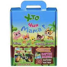 Пазли STRATEG "Хто чия мама?" 30701
