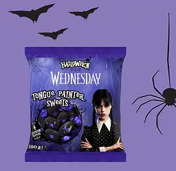 Льодяники Halloween Wednesday Tongue Painter Sweets 300г - мініатюра 4