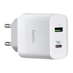 МЗП Hoco C80A Plus Rapido PD20W + QC3.0 charger ( EU ) White