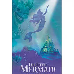 Постер Disney TLM - Ariel & Ursula (Русалонька) 91.5х61 см