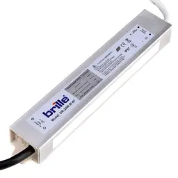 Блок живлення Brille вологозахищений LED dr-20W IP-67 AC 100-240V DC 12V