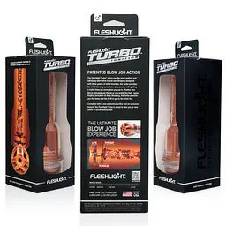 Мастурбатор Fleshlight Turbo Ignition Copper (імітатор мінету) - мініатюра 3
