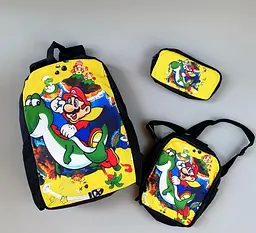 Рюкзак Paw Patrol 3в1 супер маріо С 60612 37*5*44 см - мініатюра 3