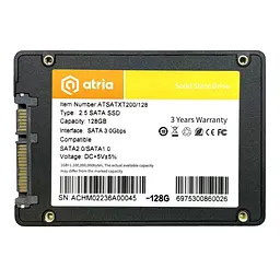 Накопичувач SSD ATRIA Sata 2.5 128GB XT200 G2 SATA 3.0 ATSATXT200/128 120 (ATSATXT200/128)