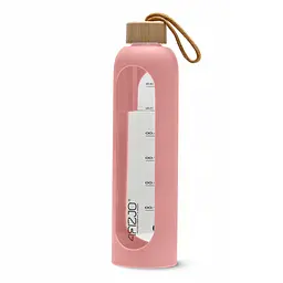 Пляшка для води спортивна 4FIZJO 1000 мл скляна Pink (P-5905973403887) - мініатюра 5