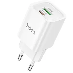 МЗП Hoco C149A Charm PD30W+QC3.0 (1USB-A/1C) White