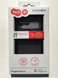 Оригінальний протиударний силіконовий чохол для Google Pixel 7a Tech21 Evo Check Black T21-10142 - мініатюра 2