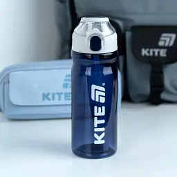 Пляшка для води Kitev 630 мл синьо-сіра (K26-1315-3) - мініатюра 4