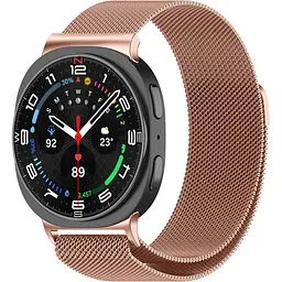 Ремінець ArmorStandart Milanese Magnetic для Samsung Galaxy Watch 8/8 Classic 20x113 mm Rose Gold (ARM87360) [151815]