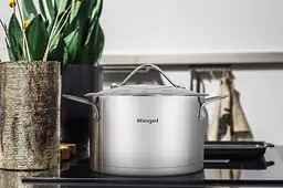 Каструля Ringel FUSION 4.7 л 22 см з кришкою нержавіюча сталь (RG-2020-22) - мініатюра 4