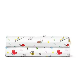 Дитяче простирадло Cosas Bees CS2 110х160 червоне (BeesRed_110x160)