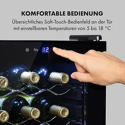 Винний холодильник KLARSTEIN Shiraz 18 Uno (10035026) - мініатюра 6
