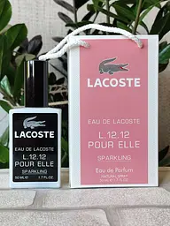 Парфюм женский, аромат по мотивам Eau De L.12.12 Pour Elle Sparkling, В СУМОЧКЕ (50 мл)