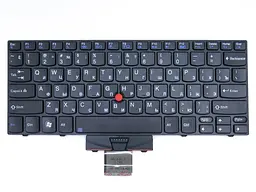 Клавіатура для Lenovo ThinkPad X100, X100E, X120, X120E (RU BLACK з поінт стіком). Оригінал. - мініатюра 3