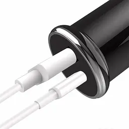 Автомобільний зарядний пристрій XO CC25 1 USB QC 3.0 Type-C PD Black - мініатюра 2