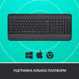 Клавіатура Logitech Signature K650 US Wireless Graphite (920-010945) - мініатюра 6