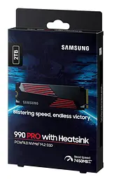 Накопичувач SSD Samsung M.2 2TB PCIe 4.0 990PRO + радіатор teh0014712 - мініатюра 8