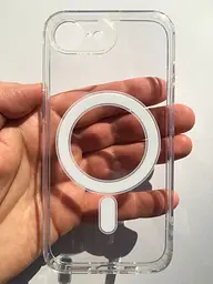 Протиударний прозорий чохол для Apple iPhone 17e/16e Clear Case Ultra Hybrid MagSafe з магнітом - мініатюра 8